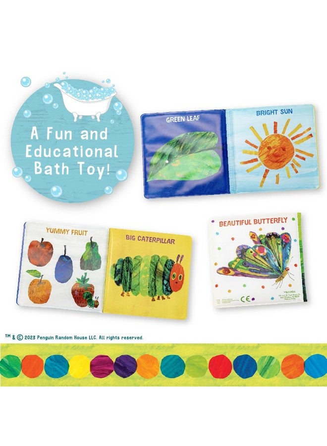 Kids Preferred World Of Eric Carle The Very Hungry Caterpillar 6 Inch Vinyl Bath Book Bath Tub Toy Perfect For Water Play And Learning For Ages 0+ - Image 2