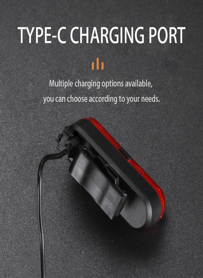 HX Bike Lights for Night Riding, USB Rechargeable Bike Lights Front and Back, Waterproof IP65 Bicycle Light, 3 Modes Bike Headlight, Waterproof Safety Front & Rear Back Light - Image 3