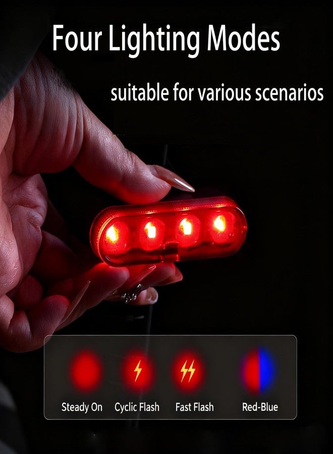 HX Bike Lights for Night Riding, USB Rechargeable Bike Lights Front and Back, Waterproof IP65 Bicycle Light, 3 Modes Bike Headlight, Waterproof Safety Front & Rear Back Light - Image 5