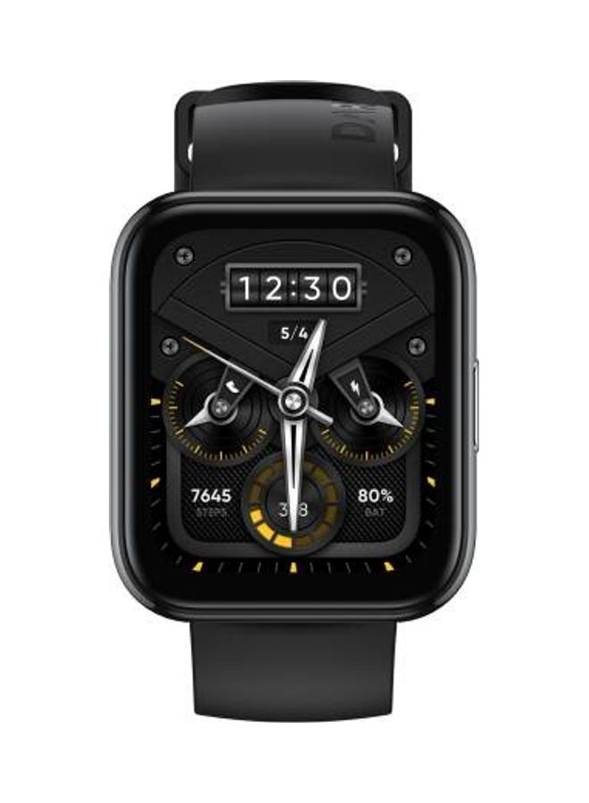 realme Waterproof Big Display Long Battery Life Pro Sports GPS Full Touch Screen Stylish Unisex Smartwach Black - Image 1