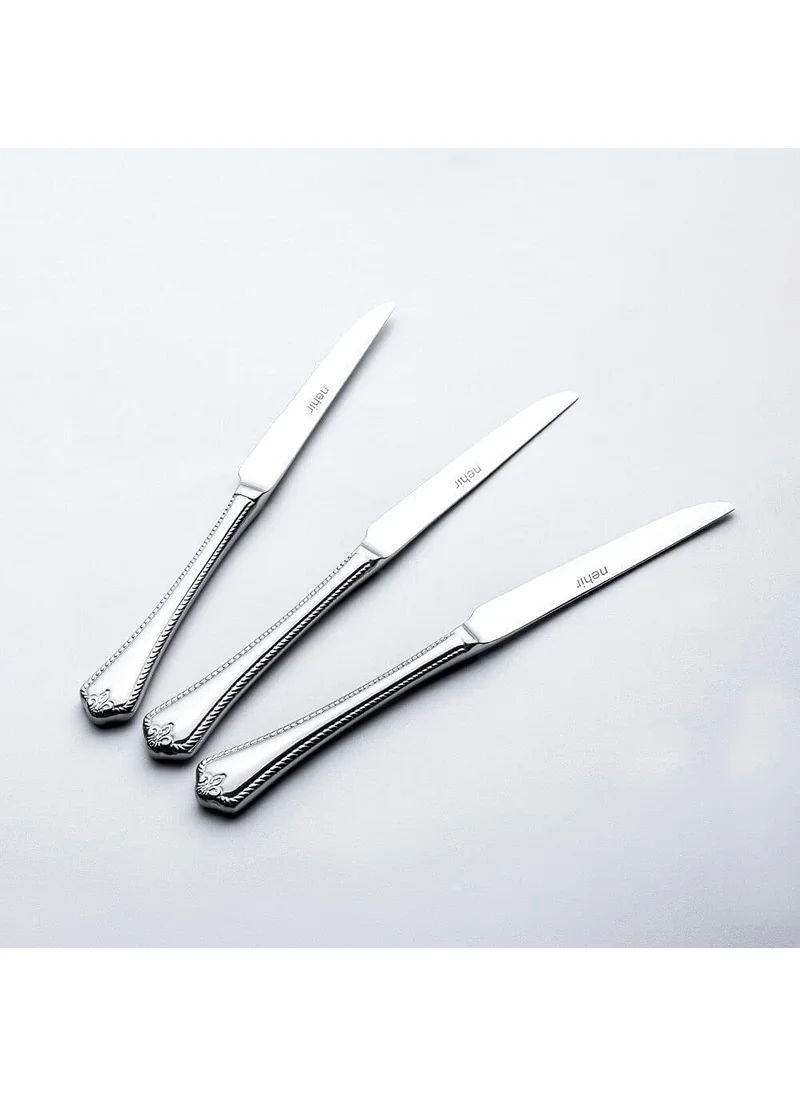 Nehir Fulya Satin Set of 6 Sweet Knives