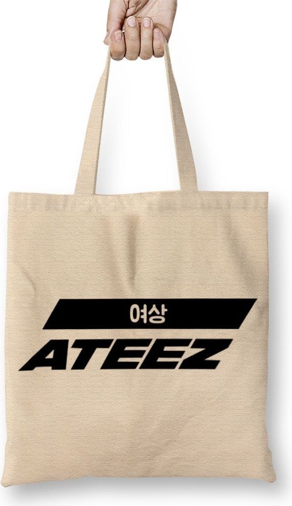 Baskı Dükkanı Print Shop Ateez Yeosang Tote Bag Long Handle 
