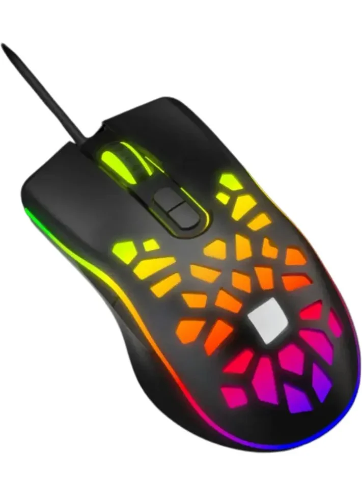 Blackbird Game Center Wired Illuminated RGB 3600 Dpi Gaming Mouse Bwm9