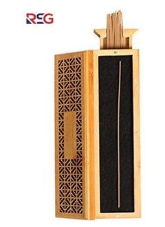RSG RSG – Incense Burner for Stick Incense Wood Box with Drawer coming with 20pcs Oud sticks – A12S  - Image 2