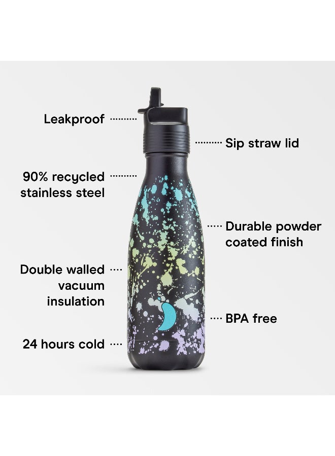 Chilly's | Water Bottle | Original Kids | 350ml | Splatter - Image 2