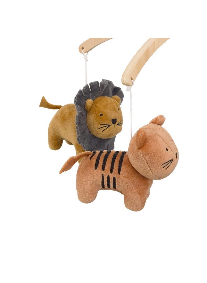 NoJo Zoo Animals Velboa Lions And Tigers Musical Mobile - Image 4