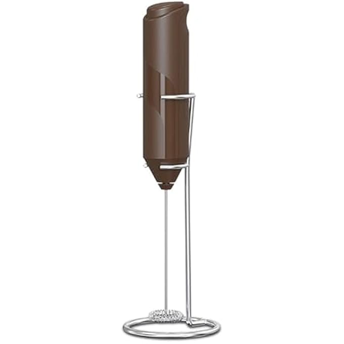 Zuleen Handheld BatteryOperated Milk Frother Compact Design Black - Image 4