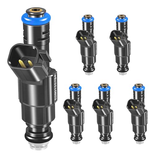 STZJAYE Fuel Injectors 0280155784 Set of 6 Compatible with Jeep Grand Cherokee 19992004for TJ 19992004for Wrangler 19992004for Cherokee 19992001 40L Automotive Fuel Injector - Image 1