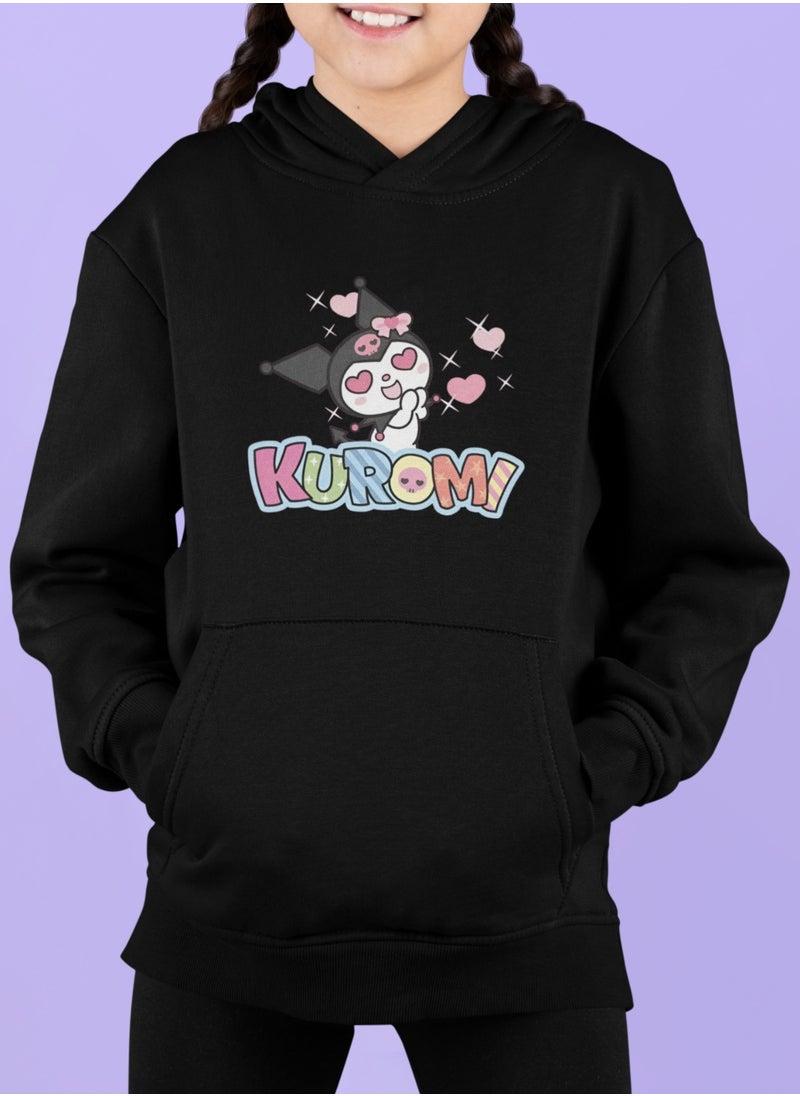 ZOOM - Kuromi Love Hoodie Kids - Image 1
