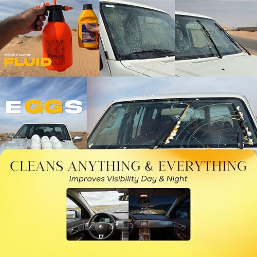 GOODAIR Clear Neo for Crystal Clear Views | Advanced Windshield Enhancer | 6 Liquid Concentrates | Eco-Friendly Formula with Oleoguard Technology | Long-Lasting, Streak-Free Cleaning - Image 2