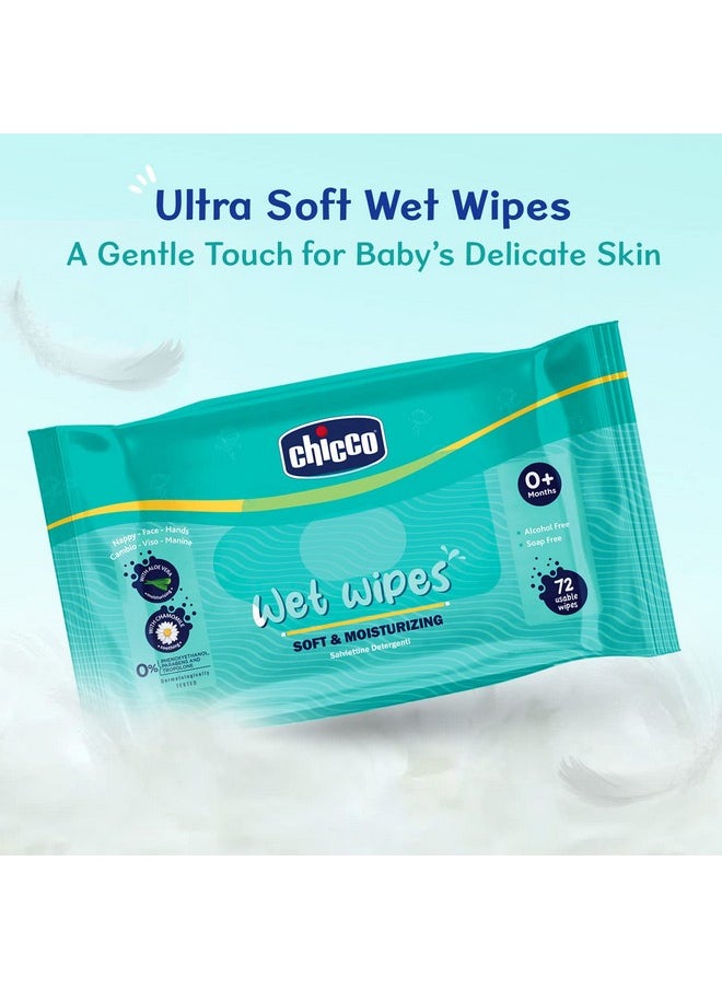 Soft Cleansing Wet Baby Wipes, Ideal For Nappy, Face And Hand, Dermatologically Tested, Paraben Free, Sticker Pack Of 3 (72 Sheets Per Pack) 216 Pcs, White - pzsku/Z28A41969291324BB36BEZ/45/_/1725283522/6d3e4f2d-3160-40c0-b6bc-976cb5d281be