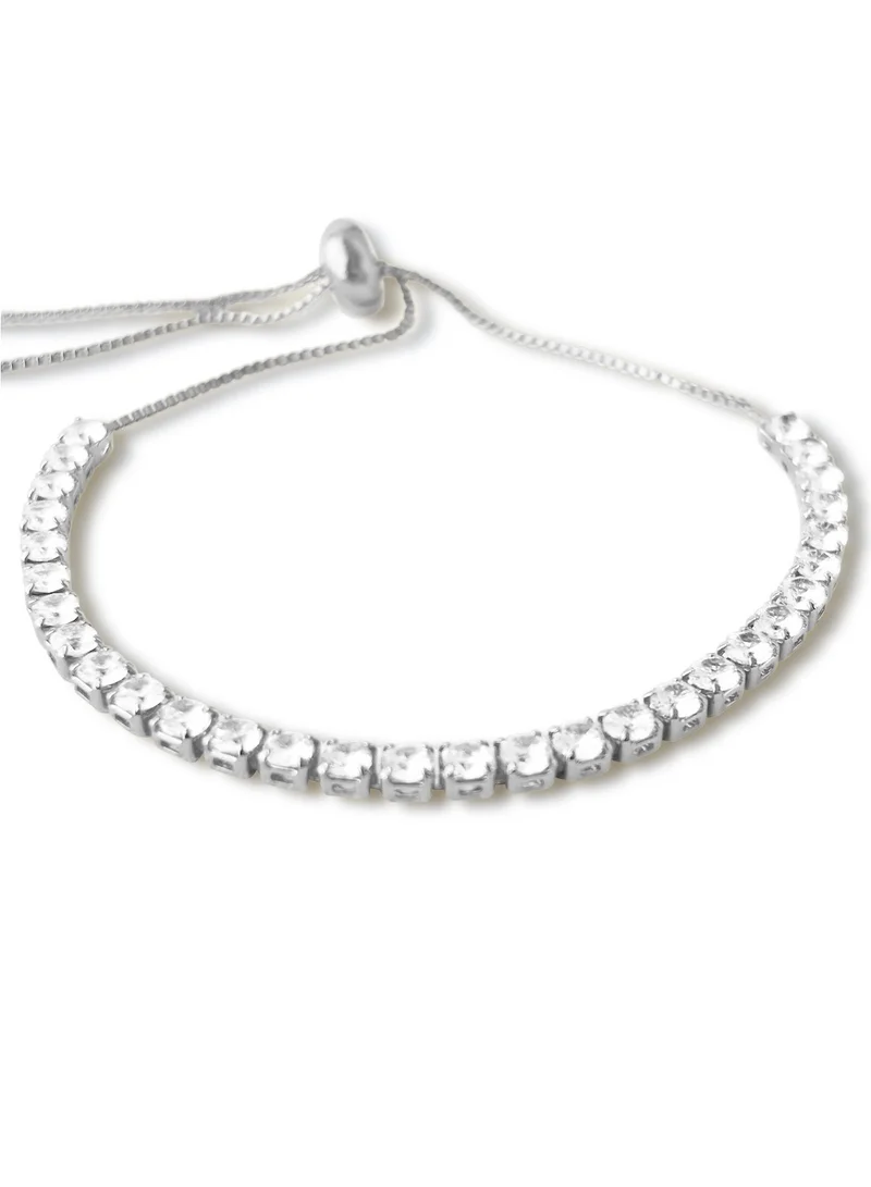 هزمير جولري Divine Nostalgia Tennis Bracelet - Silver Finish