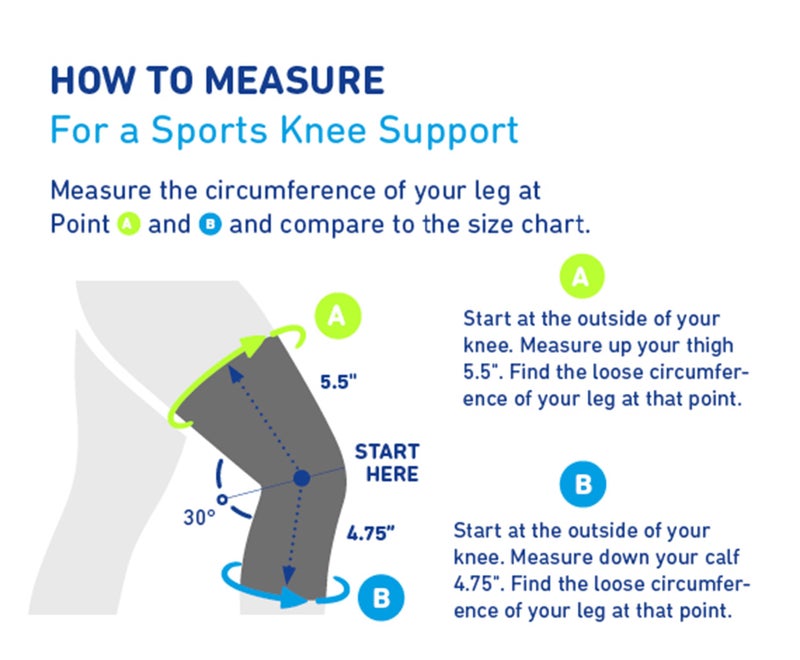 Bauerfeind Sports Knee Support - Knee Brace for Athletes with Medical Grade Compression - Stabilization and Patellar Knee Pad (Black/Blue, XS) - Image 4