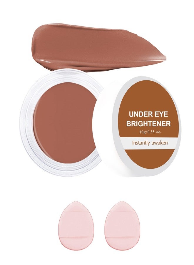 Lestpola Under Eye Brightener Concealer, Waterproof Full Coverage Color Corrector Concealer for Dark Circles, Hydrating Nourishing Long Wear Under Eye Brightening Cream Concealing with Puff, 03# Golden Toffee - Image 1