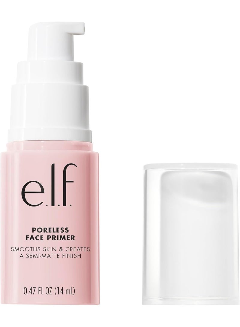 elf e.l.f. Poreless Face Primer – Smooth & Matte Makeup Base, Minimizes Pores & Fine Lines, Small 0.47 Fl Oz, Vegan & Cruelty-Free - Image 1