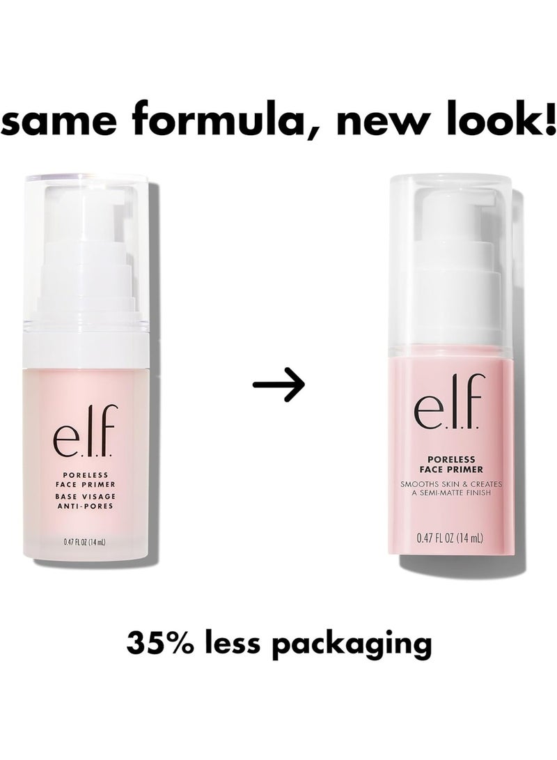 elf e.l.f. Poreless Face Primer – Smooth & Matte Makeup Base, Minimizes Pores & Fine Lines, Small 0.47 Fl Oz, Vegan & Cruelty-Free - Image 5