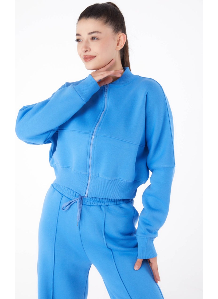 Plain Judge Collar Women's Blue Tracksuit - 26275 - pzsku/Z28A4505F4A36808BB444Z/45/_/1735921116/9c06683e-45be-463f-8802-60e948d6f9bc