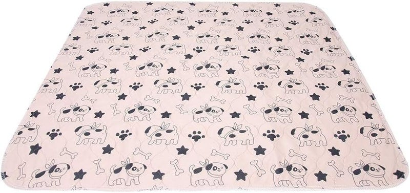 Haofy Dog Pee Pad, 15.7 * 23.6in, Reusable Washable Absorbent Pet Training Pads Bed Carpet for Dogs, Puppy, Cats, 3 Layers Design, Strong Absorb-ability, With Lovely Cartoon (70*80cm) - Image 1