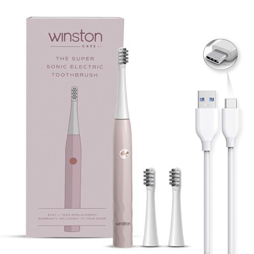 Winston Rechargeable Super Sonic Electric Toothbrush High-frequency Vibration 3-Cleaning Modes with upto 30 Day -IPX7 Waterproof - Image 1