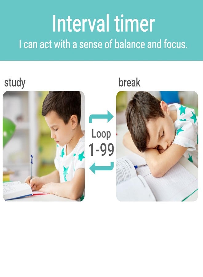 dretec pomodoro Timer, Productivity for Studying, Large Button, Interval,Beige - Image 2