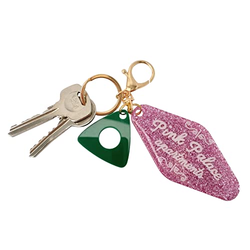 ASVP Shop Pink Palace Apartments Handmade Resin Keychain - Image 2