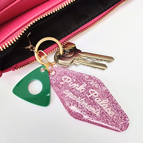 ASVP Shop Pink Palace Apartments Handmade Resin Keychain - Image 4