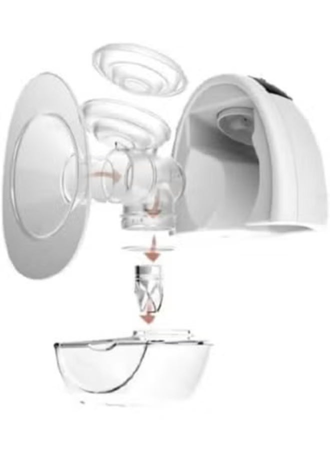  جرانزيا مضخة ثدي كهربائية مع خاصية للارتداء تحت الملابس ببطارية شحن - Image 3