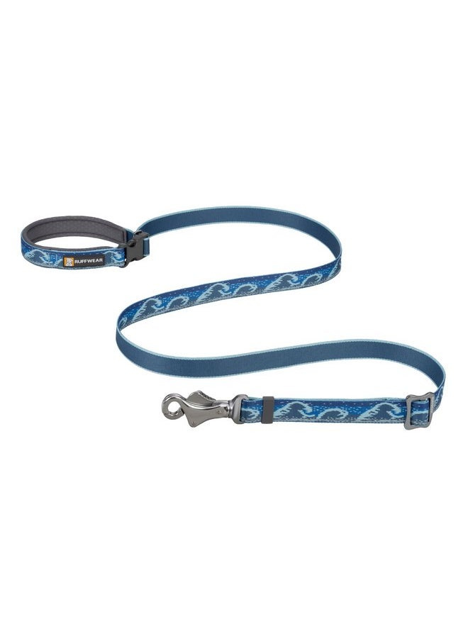 RUFFWEAR - Ruffwear, Crag Ex Leash, Extendable Dog Leash, Hand-Held or Waist-Worn Reflective Lead, Midnight Wave - Image 1