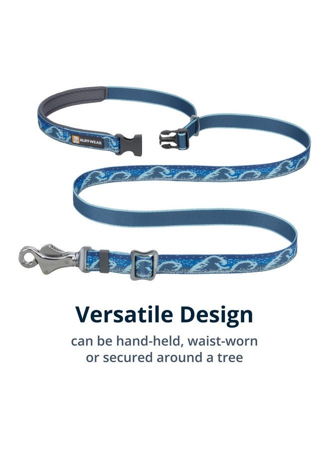 RUFFWEAR - Ruffwear, Crag Ex Leash, Extendable Dog Leash, Hand-Held or Waist-Worn Reflective Lead, Midnight Wave - Image 1