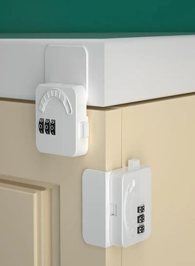 KIMEE Child Safety Lock for Suitable for Refrigerator, Freezer and Cupboard Doors Lock Fridge Toddler Kids Guard Baby Safety Lock - Image 1