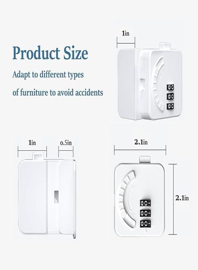 KIMEE Child Safety Lock for Suitable for Refrigerator, Freezer and Cupboard Doors Lock Fridge Toddler Kids Guard Baby Safety Lock - Image 2