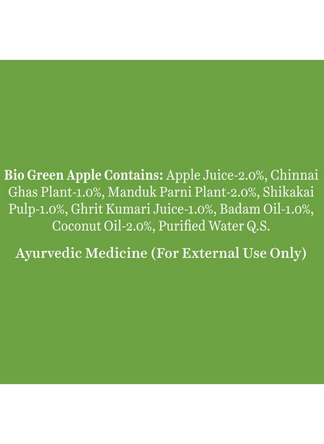 Biotique - Bio Green Apple Fresh Daily Purifying Shampoo And Conditioner For Oily Scalp And Hair 180Ml - Image 1