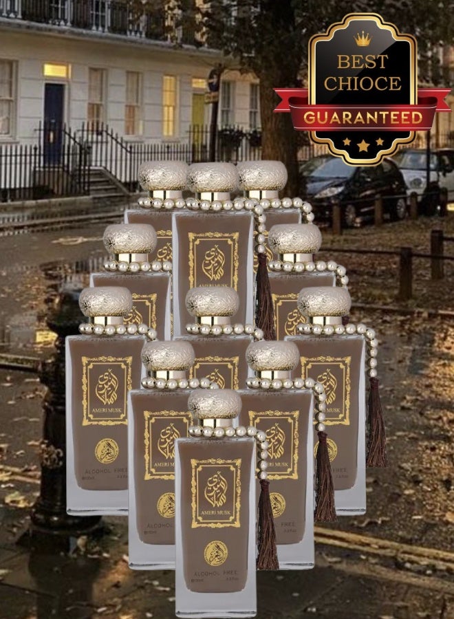 ALFAKHR 11 Pieces Ameri Musk Perfume 100ML - Image 1