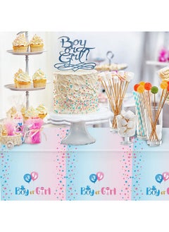 3Pcs Boy Or Girl Gender Reveal Tablecloths Pink And Blue Plastic Disposable Table Covers For Baby Gender Reveal Party Decorations Supplies, 54" X 108" - pzsku/Z28A4A7C6212591BE338CZ/45/_/1734347136/5eb3339a-9996-4b10-8dc7-b57d4c7ab979