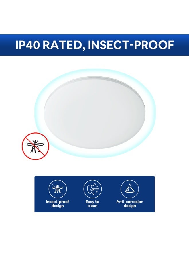 Energetic LED Ceiling Light MXL1115 24W CCT(3000K/4000K/6500K Switchable) Eye-caring for Bedroom/ Living Room - Image 4