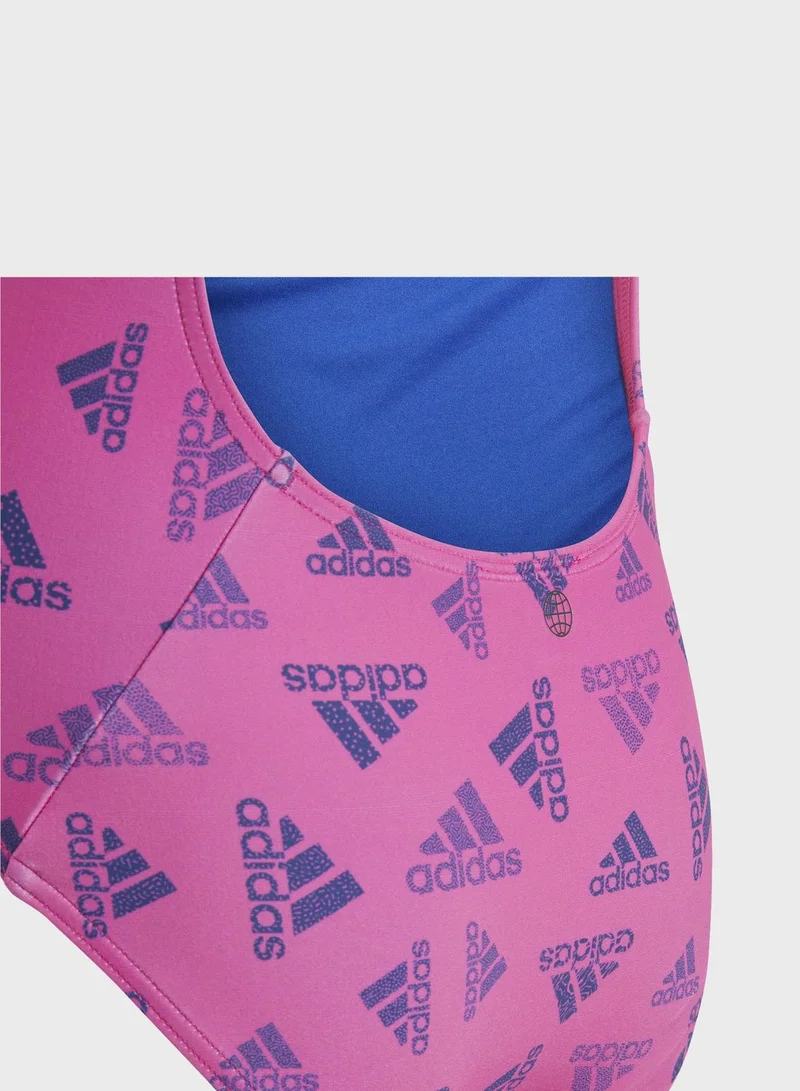 adidas Logo Swimsuit