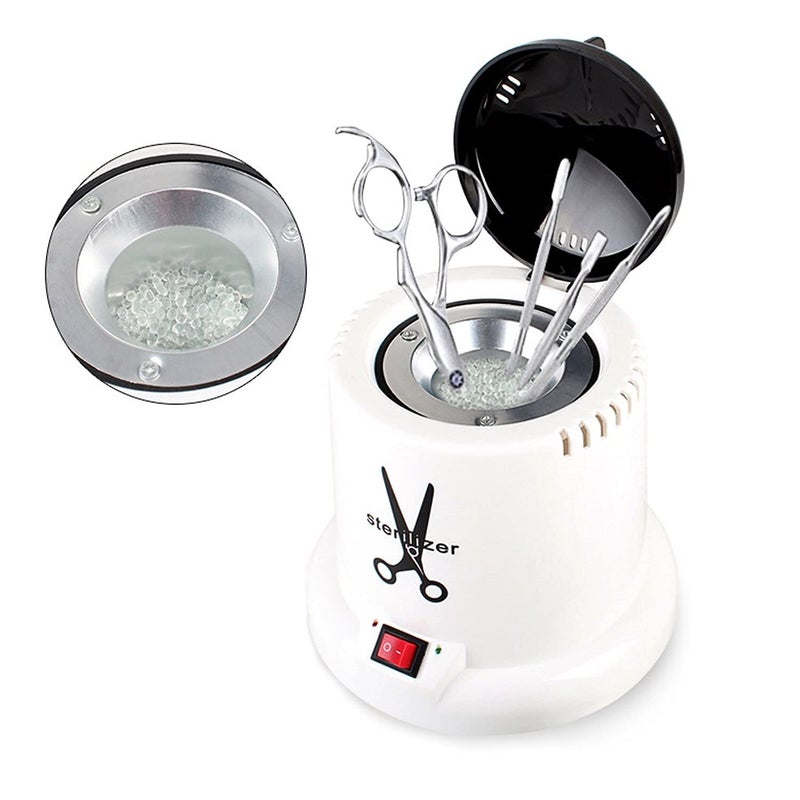 SULLMAR Nail Tools Cleaner High temperature Pot for Scissors Tweezers Clippers Nail Art Tools Manicure Cleaning Clean Box for NailHair Salon