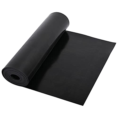 ToLanbbt Neoprene Rubber Gasket Strip Waterproof, 1/16 Inch Thick x 12 Inch Wide x 10 Feet Long Rubber Gasket Strip for Warehouse, Pads, Seals, Weather Stripping, Crafts, Flooring, Supports. - Image 1