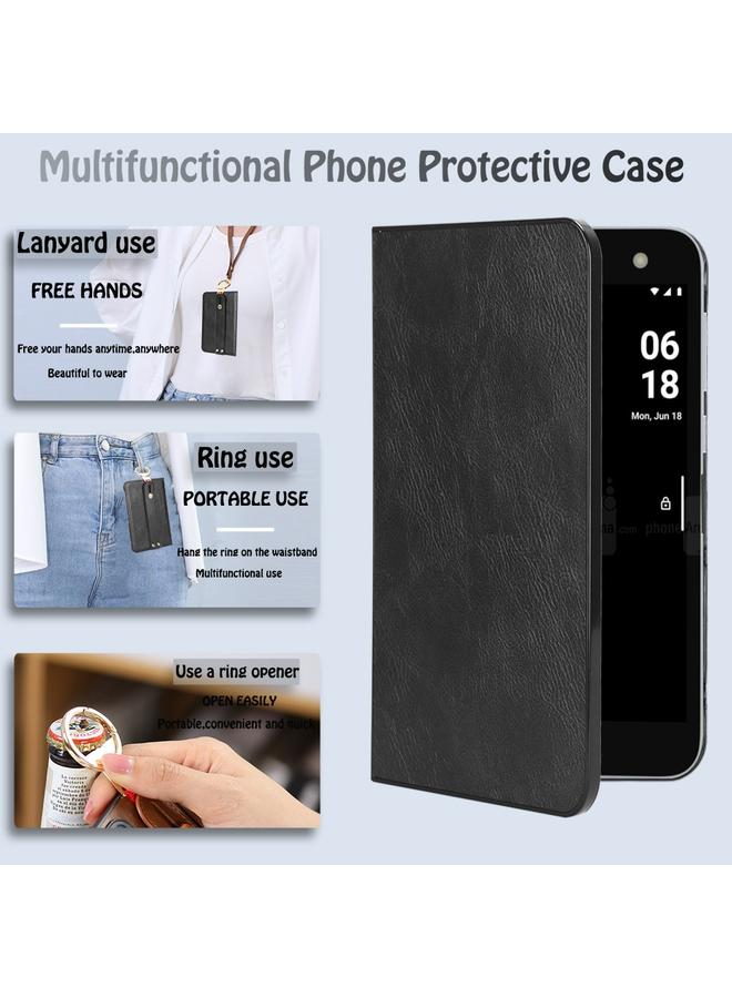 S-TOP Case For Microsoft Surface Duo Wristband Leather Back Phone Case - Image 5