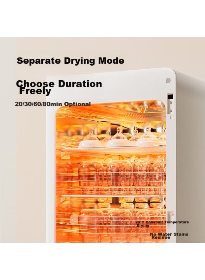 Boboduck Large-mouth Duck Disinfection Cabinet, Baby Bottle And Nipple Sterilizer, Drying, 10 Led Beads, Ultraviolet Sterilization Cabinet, Bd6601 - Image 4