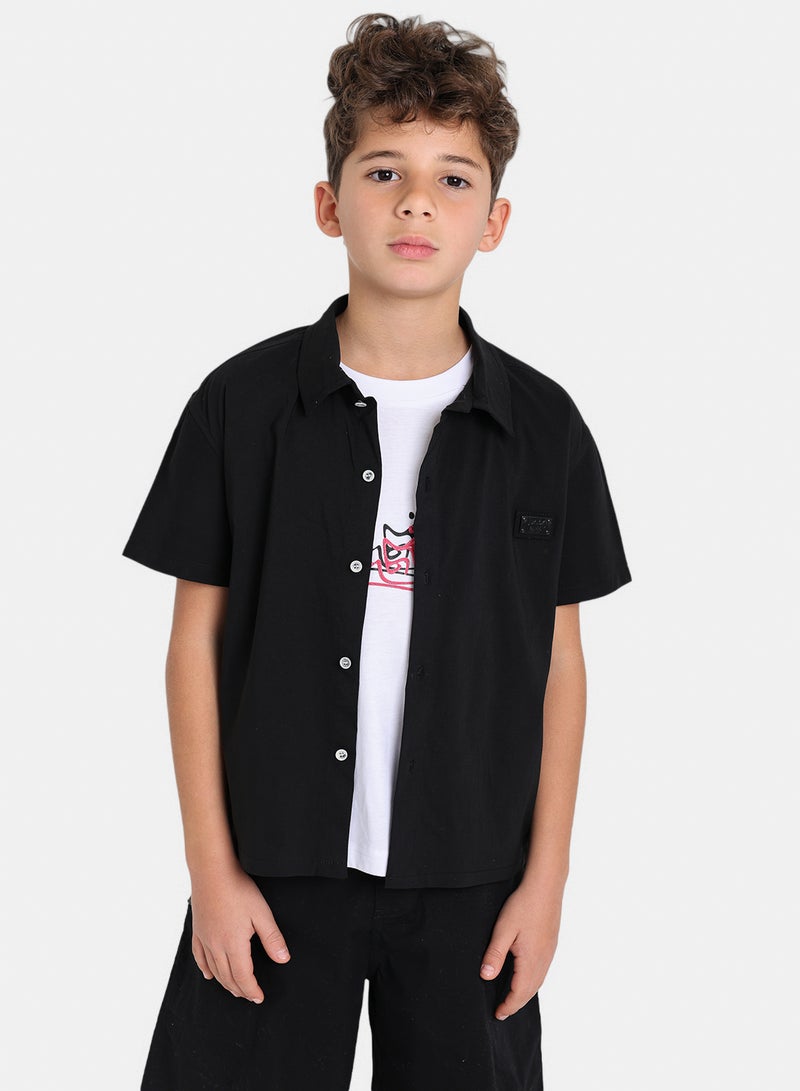 Junior Boys Short Sleeve Shirt - Image 3