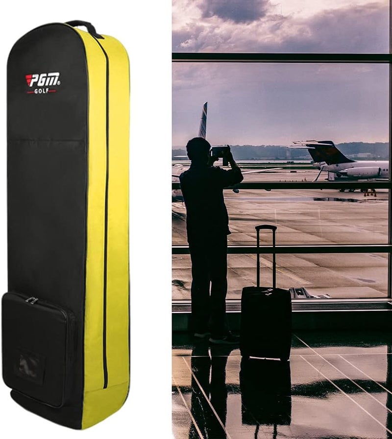 klarako Wheeled Travel Cover for Men, Golf Bags for Airlines Shipping Nylon Cloth Wear Resistant Foldable Bag Protection Case for Golf - Image 2
