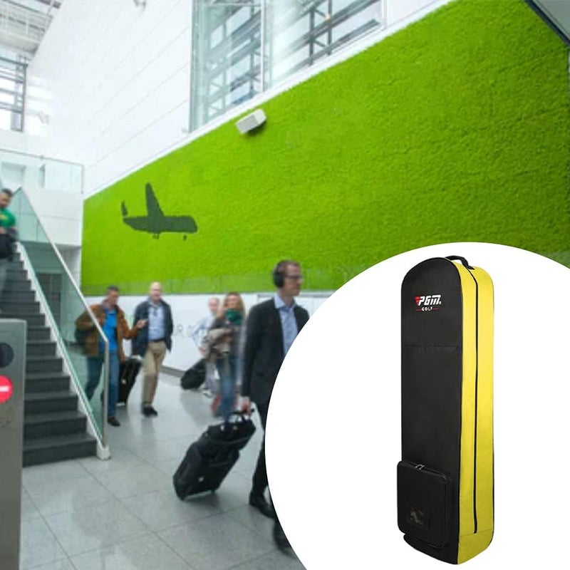 klarako Wheeled Travel Cover for Men, Golf Bags for Airlines Shipping Nylon Cloth Wear Resistant Foldable Bag Protection Case for Golf - Image 4