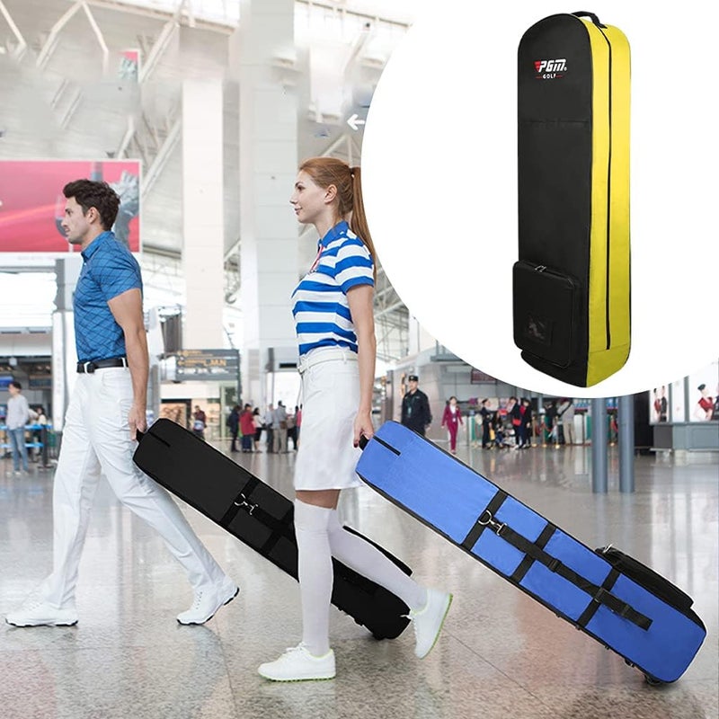 klarako Wheeled Travel Cover for Men, Golf Bags for Airlines Shipping Nylon Cloth Wear Resistant Foldable Bag Protection Case for Golf - Image 1