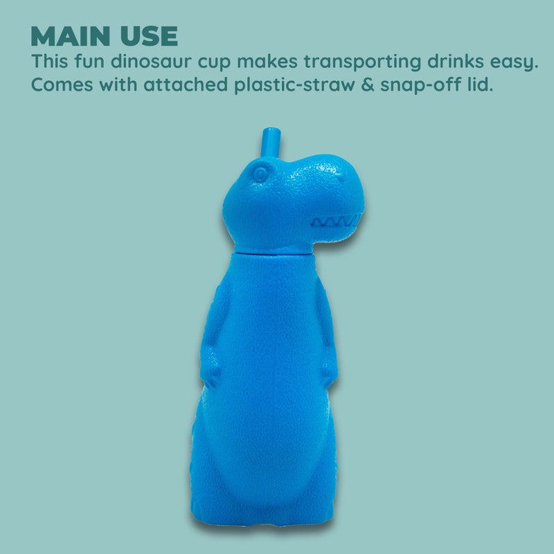 Brite Concepts Dinosaur Shaped Sippy Cup, Bottle for Kids: Holds 6 oz, Colors Vary, Dinosaur Shaped Sippy Cup For Reducing Spills, Great For Small Hands, Drinking Milk Made Fun! - Image 3