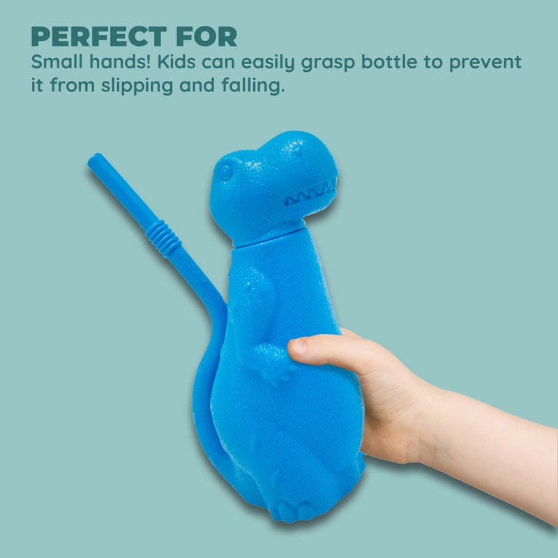 Brite Concepts Dinosaur Shaped Sippy Cup, Bottle for Kids: Holds 6 oz, Colors Vary, Dinosaur Shaped Sippy Cup For Reducing Spills, Great For Small Hands, Drinking Milk Made Fun! - Image 4