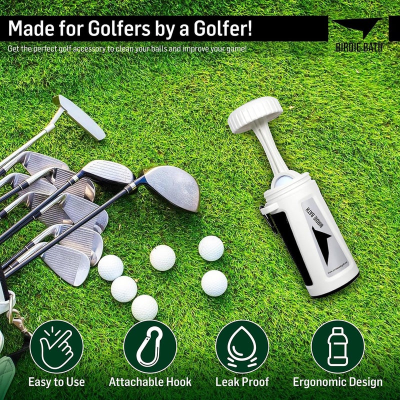 Birdie Bath Portable Golf Ball Cleaner - Ultimate Personal Golf Ball Washer - Image 5