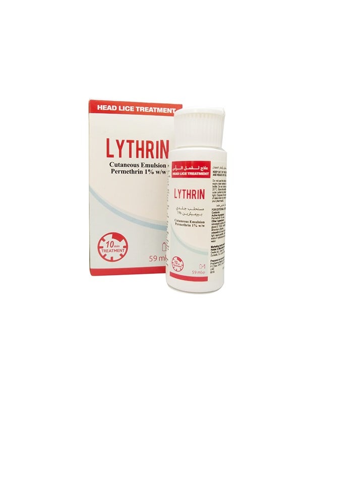 Lythrin Lythrin Head Lice Treatment, 59 ml 