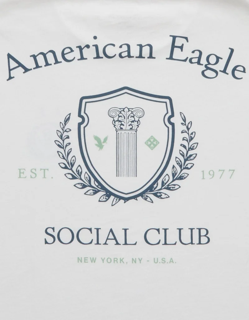 American Eagle  AE Logo Graphic T-Shirt for Men | Best Price UAE