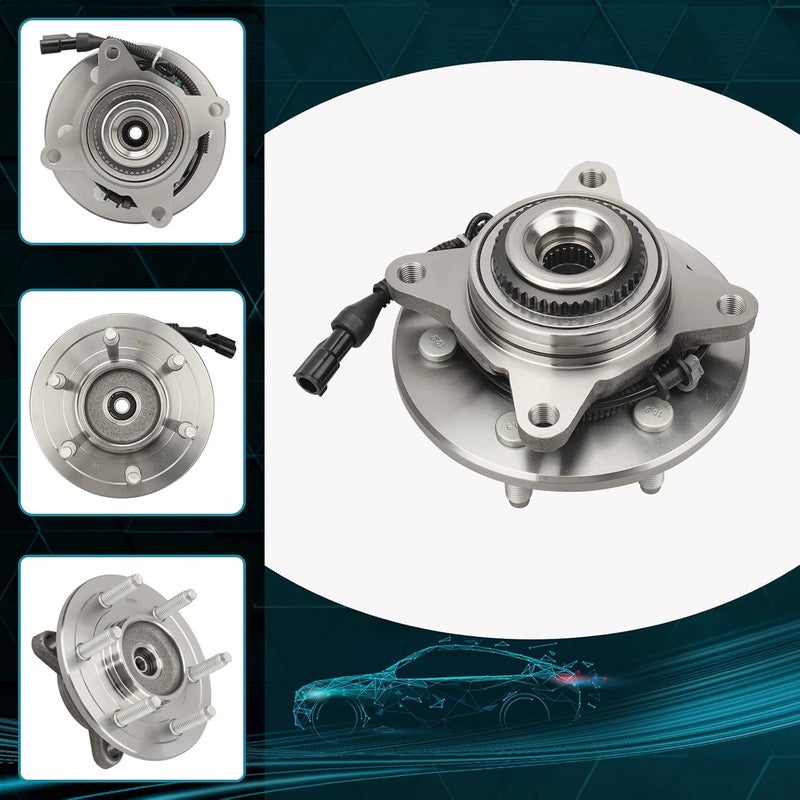 IRONTEK مجموعة محور تحمل العجلة الأمامية IRONTEK 515079 لفورد F-150 ولينكولن مارك - Image 2